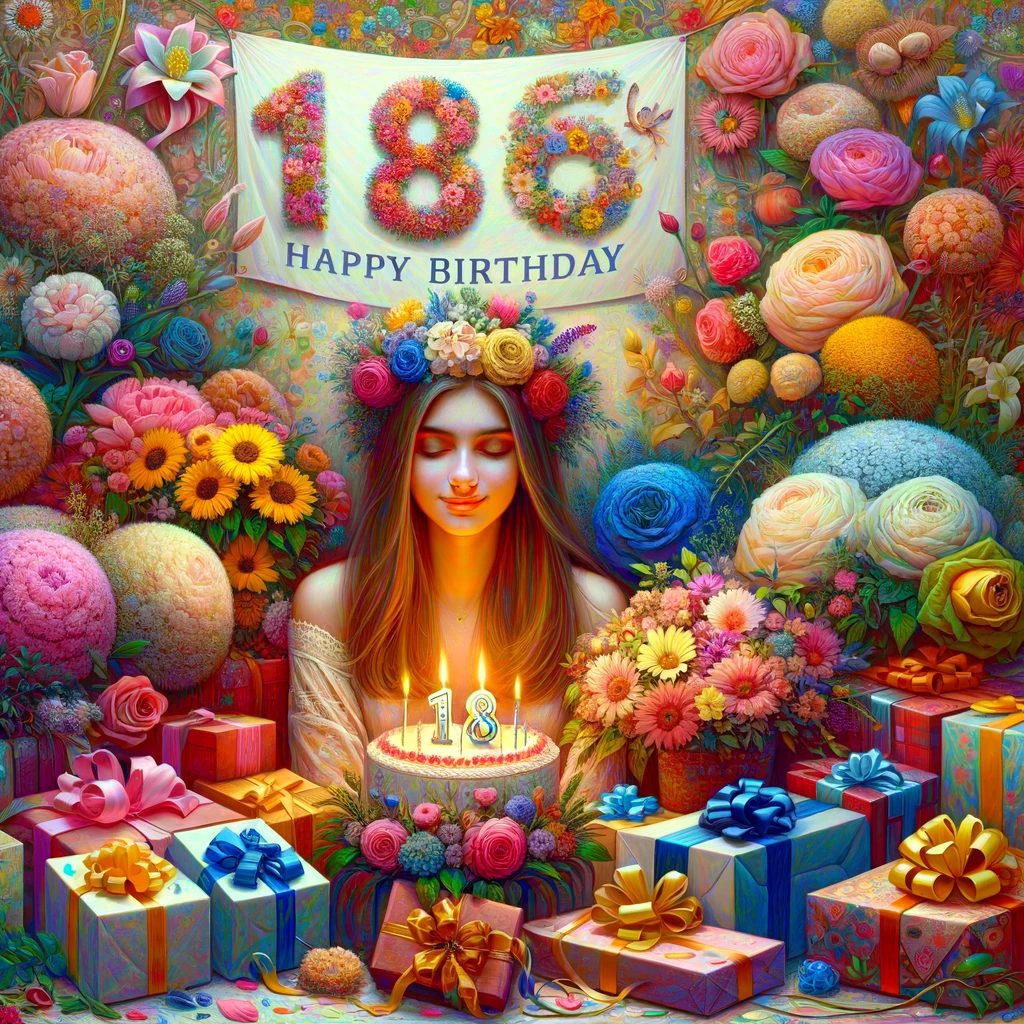Поздравления для девушки на 18 лет