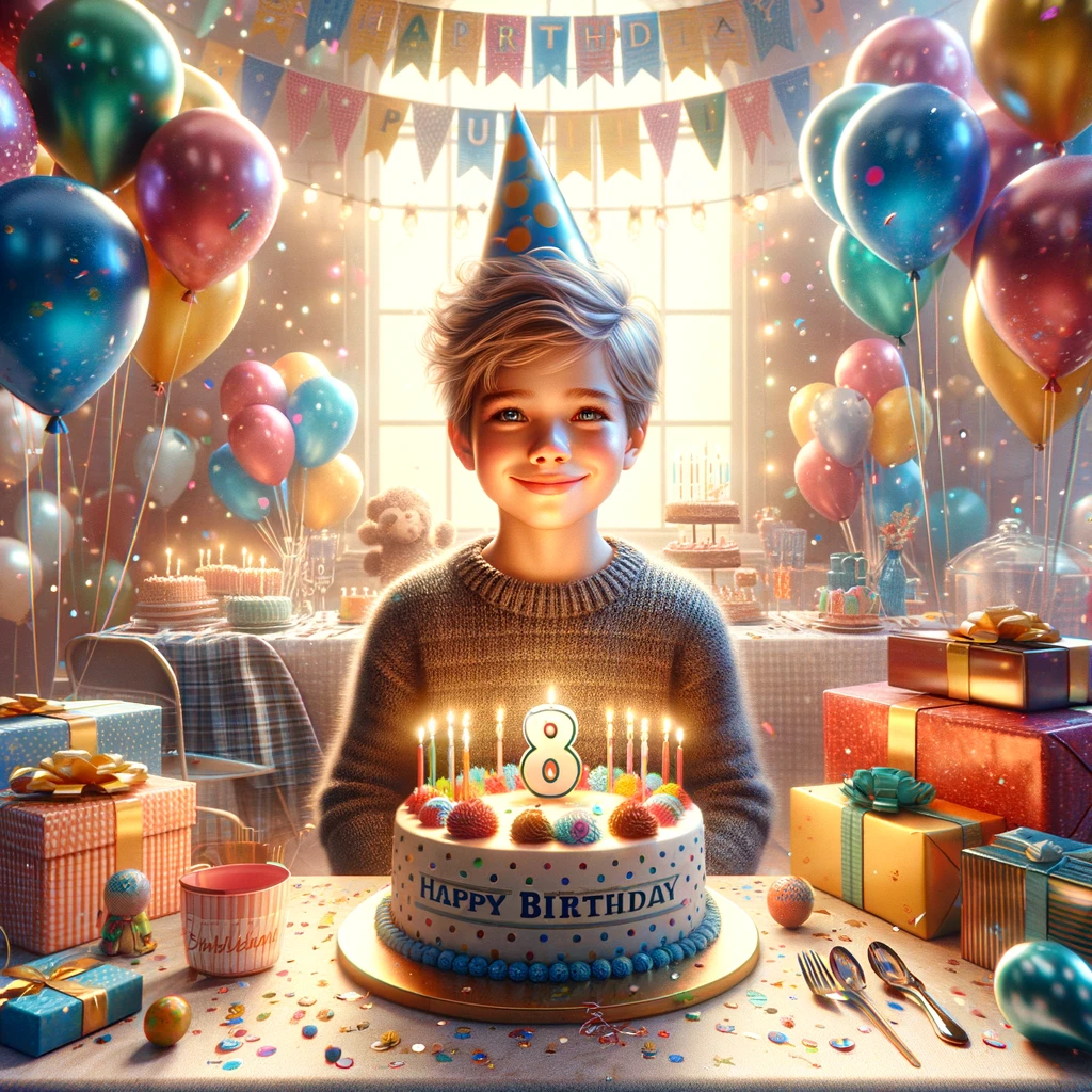 Поздравления для мальчика на 8 лет